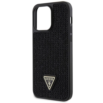 Etui Guess Rhinestone Triangle na iPhone 14 Pro Max - czarne