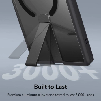 Etui ESR Flickstand Boost Halolock na Samsung Galaxy S24 Ultra - przezroczysto-czarne