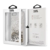 Etui Karl Lagerfeld Glitter na iPhone 7 / 8 Plus - czarno-złote