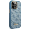 Etui Guess 4G Vintage Gold Logo na iPhone 14 Pro Max - niebieskie
