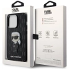Etui Karl Lagerfeld Saffiano Monogram Ikonik na iPhone 14 Pro Max - czarne
