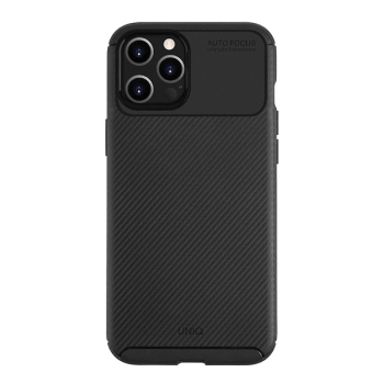 Etui Uniq Hexa na iPhone 12 / iPhone 12 Pro - czarne