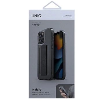 Etui Uniq Heldro na iPhone 13 Pro / iPhone 13 - szare