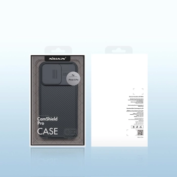 Nillkin CamShield Pro Magnetic Case etui iPhone 14 Pro pokrowiec osłona na aparat kamerę niebieski (z MagSafe)