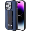 Etui BMW M Grip Stand Bicolor na iPhone 15 Pro - granatowe