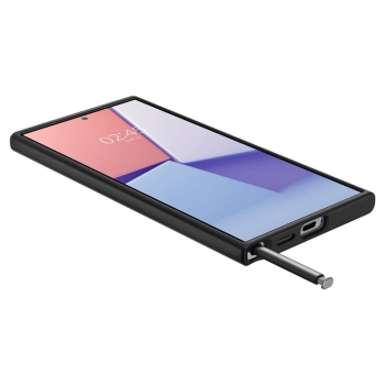 Etui Spigen Enzo Aramid na Samsung Galaxy S24 Ultra - czarny mat