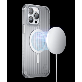 Kingxbar PQY Go Out Series magnetyczne etui iPhone 14 MagSafe czarne