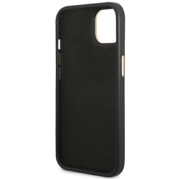 Etui Guess Croco Collection na iPhone 14 Plus - czarne