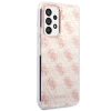Etui Guess 4G Glitter na Samsung Galaxy A53 5G - różowe