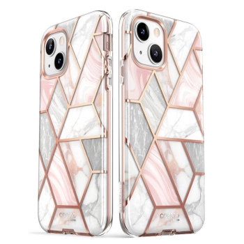Etui Supcase Cosmo na iPhone 14 Plus - różowy marmur