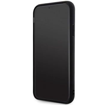 Etui Karl Lagerfeld Rubber Choupette 3D na iPhone 11 / Xr - czarne