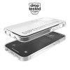 Etui SuperDry Snap na iPhone 12 mini - srebrne