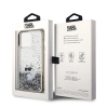 Etui Karl Lagerfeld Liquid Glitter Choupette na iPhone 13 Pro / 13 - przezroczyste
