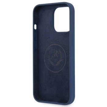 Etui U.S. Polo Assn. Silicone Collection na iPhone 13 Pro / iPhone 13 - granatowe