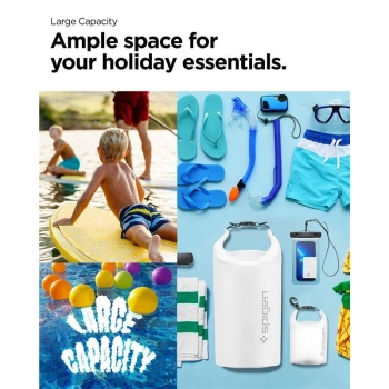 Torba Spigen Aqua Shield A630 wodoodporna 20 l + torba 2 l - biała