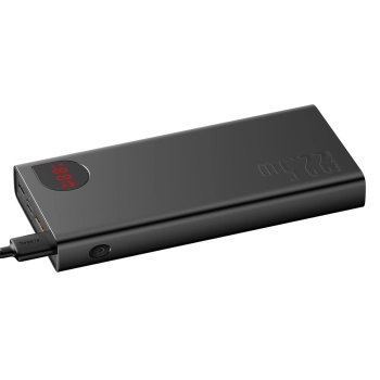 Baseus Adaman powerbank z szybkim ładowaniem 20000mAh 22.5W + kabel USB C 3A 0.3m czarny
