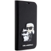 Etui Karl Lagerfeld Saffiano Karl&Choupette na iPhone 14 Pro Max - czarne
