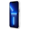 Etui Guess Metal Outline MagSafe na iPhone 13 Pro Max - srebrne