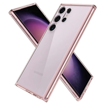 Etui Spigen Ultra Hybrid na Samsung Galaxy S23 Ultra - różowe