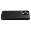 iCarer Oil Wax Premium Leather Case skórzane etui iPhone 14 Pro Max magnetyczne z MagSafe czarny (WMI14220704-BK)