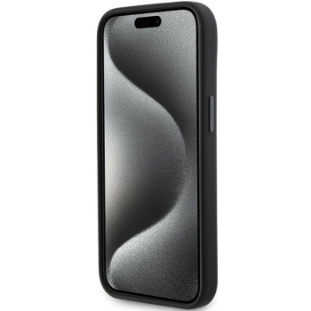 Etui Karl Lagerfeld Silicone Karl&Choupette Head na iPhone 15 - czarne