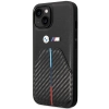 Etui BMW Stamped Tricolor Stripe na iPhone 14 - czarne