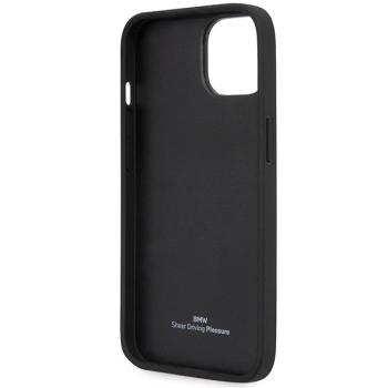 Etui BMW Leather Quilted na iPhone 14 - czarne
