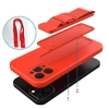 Rope case żelowe etui ze smyczą łańcuszkiem torebka smycz iPhone 13 mini ciemnozielony