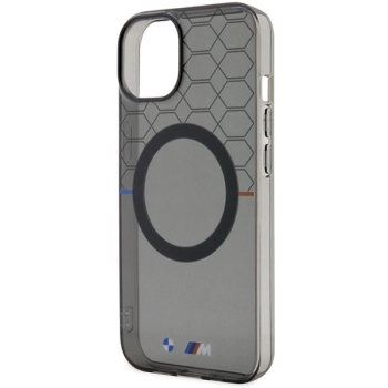 Etui BMW Pattern MagSafe na iPhone 15 / 14 / 13 - szare