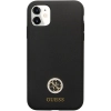 Etui Guess Silicone Logo Strass 4G na iPhone 11 / Xr - czarne