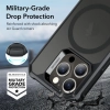 Etui ESR Air Armor Halolock MagSafe na iPhone 15 Pro Max - matowo-czarne