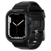 Etui z paskiem Spigen Rugged Armor Pro na Apple Watch 4 / 5 / 6 / 7 / 8 / SE (44/45 mm) - czarne