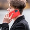 Carbon Case etui Motorola Moto G42 elastyczny silikonowy karbonowy pokrowiec czarne