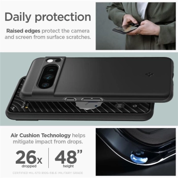 Etui Spigen Thin Fit na Google Pixel 8 Pro - czarne