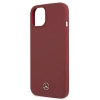 Etui Mercedes Silicone Line na iPhone 13 - czerwone