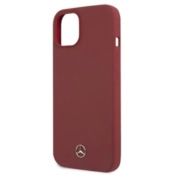 Etui Mercedes Silicone Line na iPhone 13 - czerwone