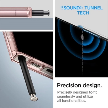 Etui Spigen Ultra Hybrid na Samsung Galaxy S23 Ultra - różowe