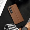 Dux Ducis Skin X2 etui Samsung Galaxy S23 pokrowiec z klapką portfel podstawka brązowe
