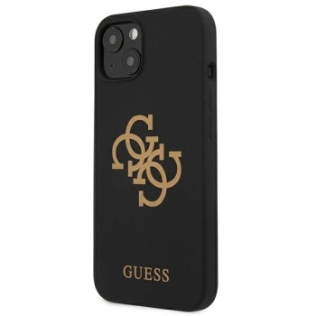 Etui Guess Silicone 4G Logo na iPhone 13 - czarne