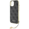 Etui Guess 4G Charms Collection do iPhone 15 - szare