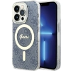 Etui Guess IML 4G MagSafe na iPhone 15 Pro Max - niebieskie