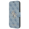 Etui Guess 4G Big Metal Logo na iPhone 13 mini - niebieskie