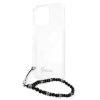 Etui Guess Black Pearl na iPhone 13 Pro Max - przezroczyste