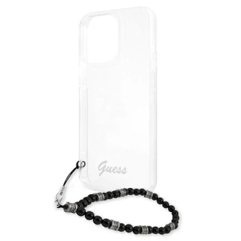 Etui Guess Black Pearl na iPhone 13 Pro Max - przezroczyste