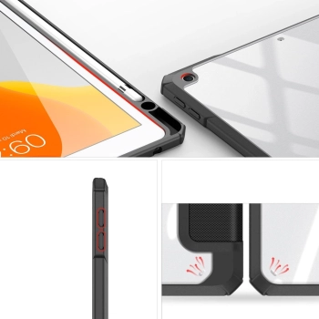 Dux Ducis Toby pancerne etui z klapką Smart Case do iPad 10.2'' 2021 / iPad 10.2'' 2020 / iPad 10.2'' 2019 z uchwytem na Apple Pencil czarny