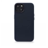 Etui Decoded Leather Case skórzane z MagSafe do iPhone 14 Plus - granatowe