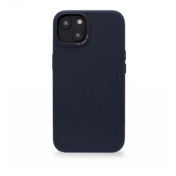 Etui Decoded Leather Case skórzane z MagSafe do iPhone 14 Plus - granatowe