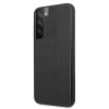 Etui AMG Carbon Stripe&Embossed na Samsung Galaxy S22 - czarne