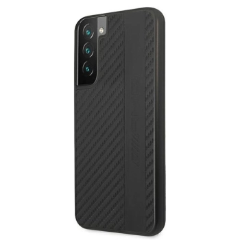 Etui AMG Carbon Stripe&Embossed na Samsung Galaxy S22 - czarne