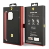 Etui Ferrari Silicone Metal Logo na iPhone 14 Pro - czarne